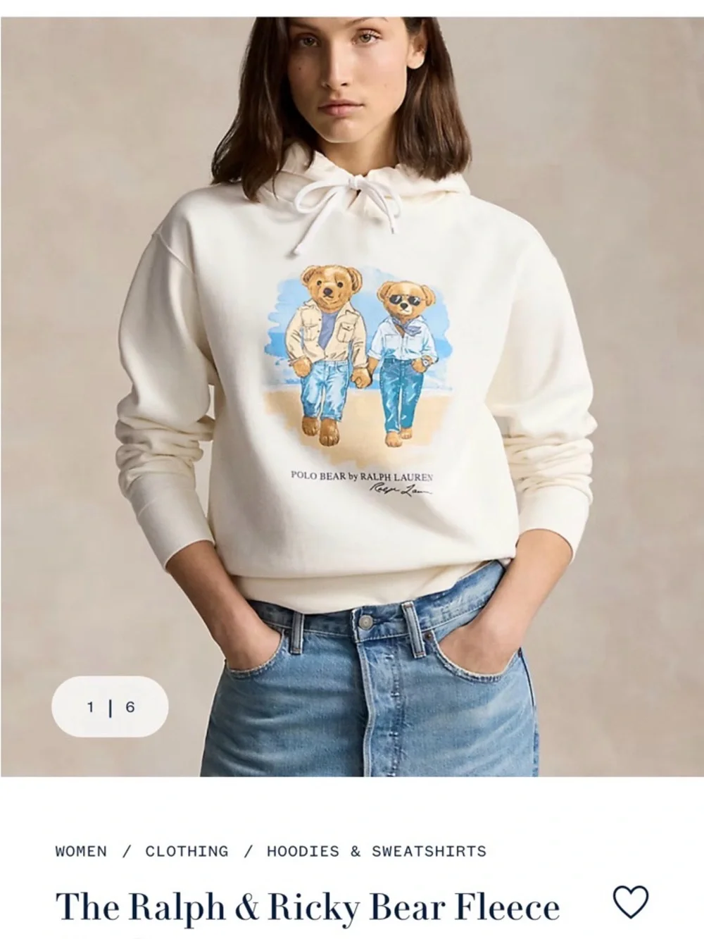 Polo Ralph Lauren The Ralph and Ricky Bear Fleece Hoodie - Picture 6 of 11